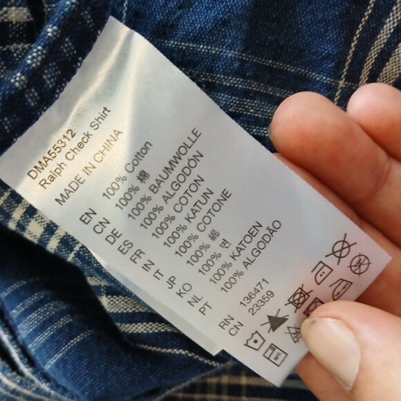 DEUS EX MACHINA - Ralph check shirt - Sz M - Picture 5 of 6